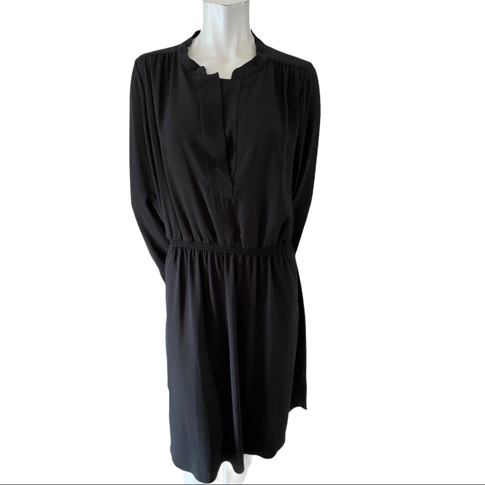 Wilfred Black V Neck Dress Size Large